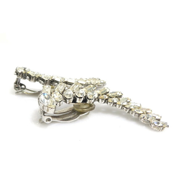 Yves Saint Laurent Saint Laurent earrings, metal and stone, silver, women's, ...
